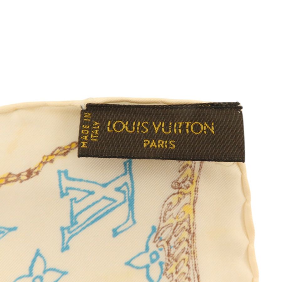 LOUIS VUITTON 絲質Scarf 90x90cm絲巾-6