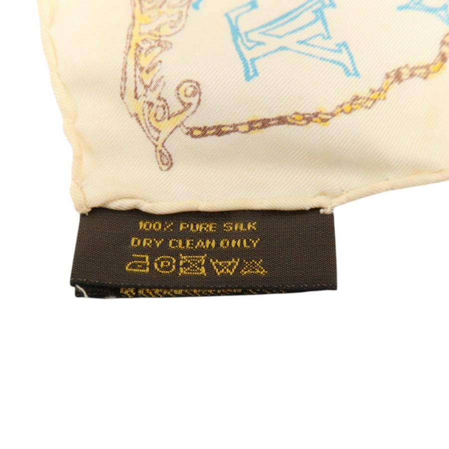 LOUIS VUITTON 絲質Scarf 90x90cm絲巾-7