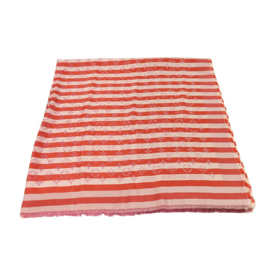 LOUIS VUITTON 絲質Scarf 140x135cm絲巾-1