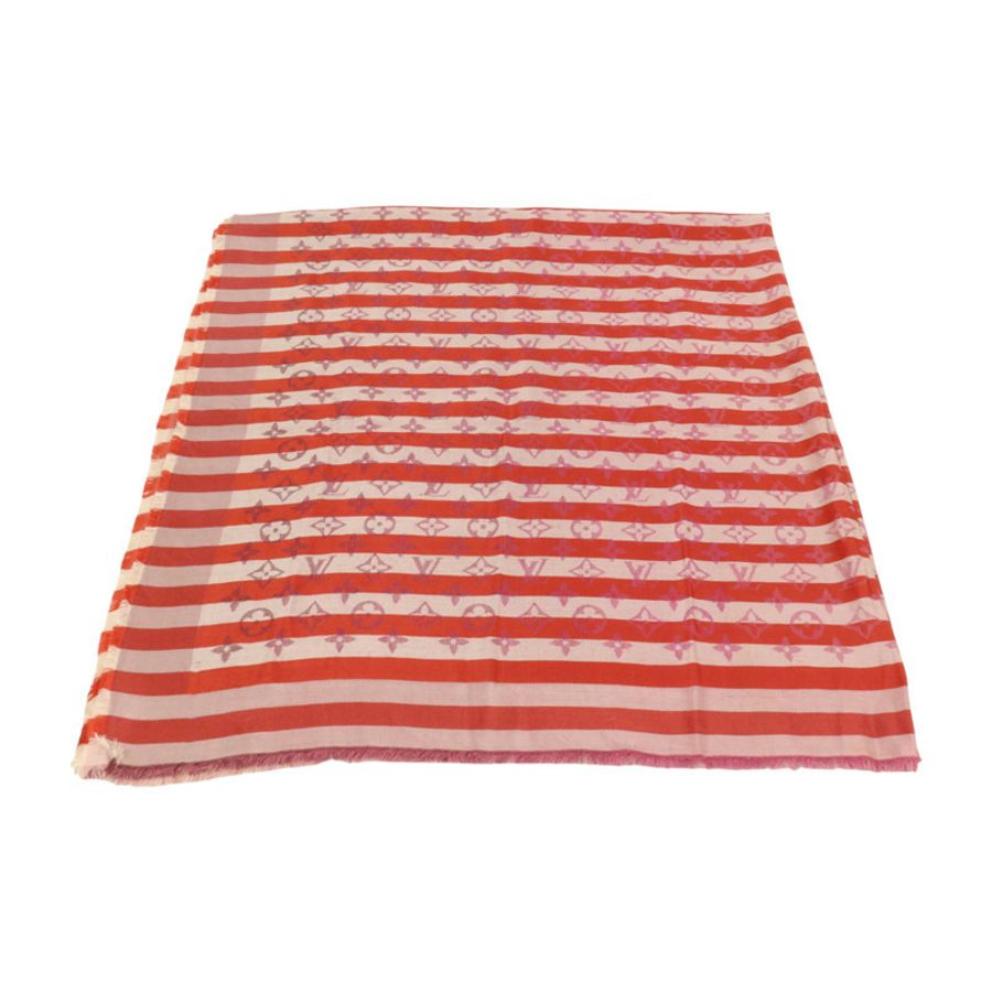 LOUIS VUITTON 絲質Scarf 140x135cm絲巾-3