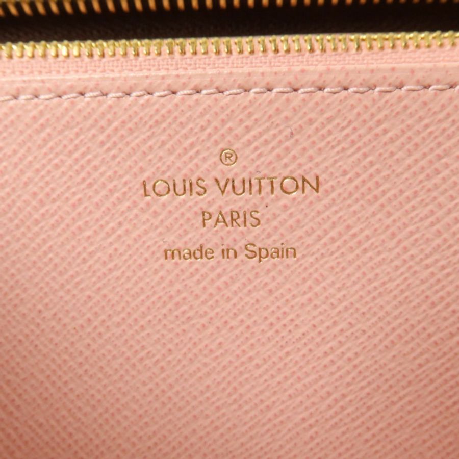 LOUIS VUITTON Damier Zippy Wallet金扣長錢包-4