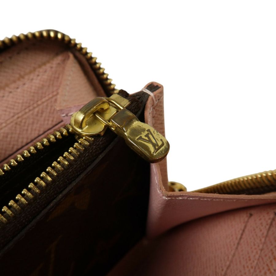 LOUIS VUITTON Monogram Clemence Wallet金扣長錢包-6