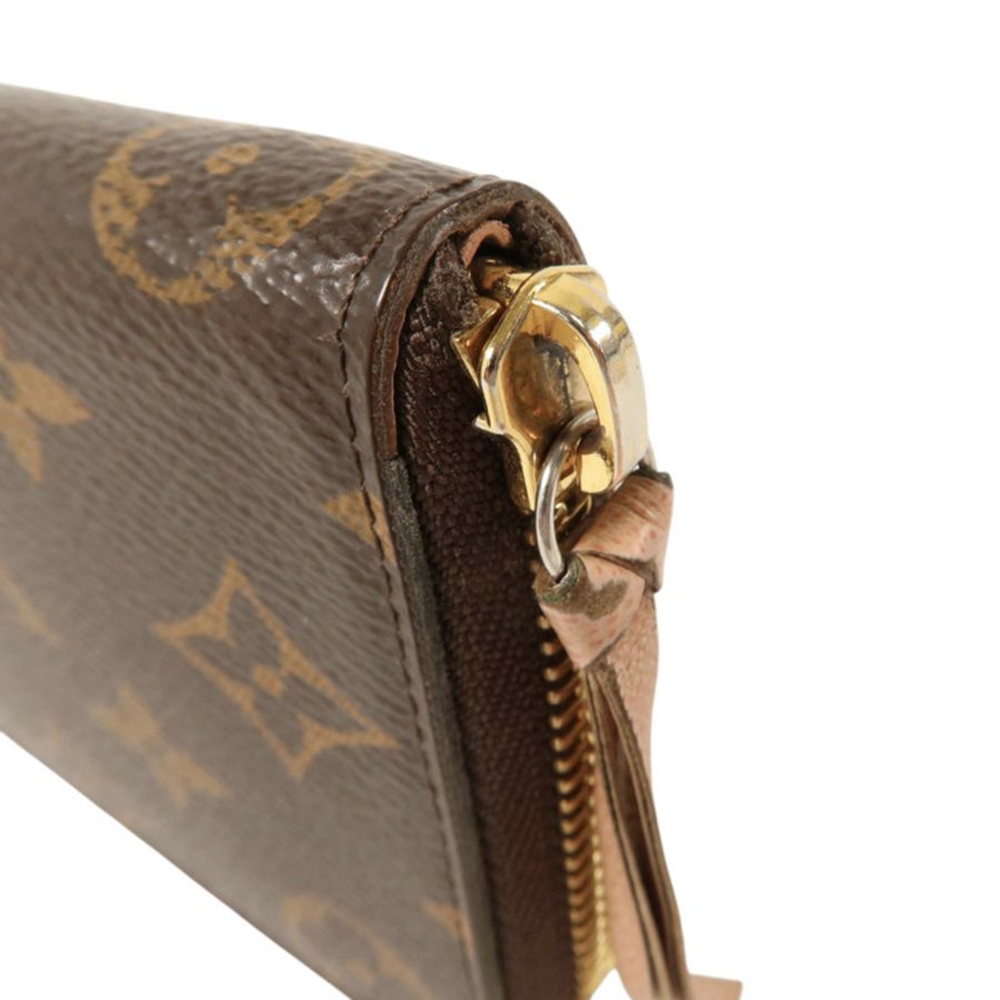 LOUIS VUITTON Monogram Clemence Wallet金扣長錢包-7