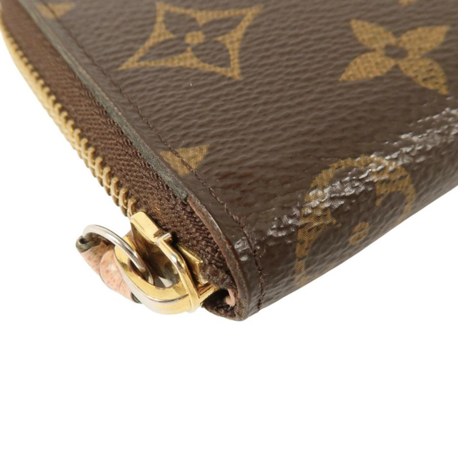 LOUIS VUITTON Monogram Clemence Wallet金扣長錢包-9