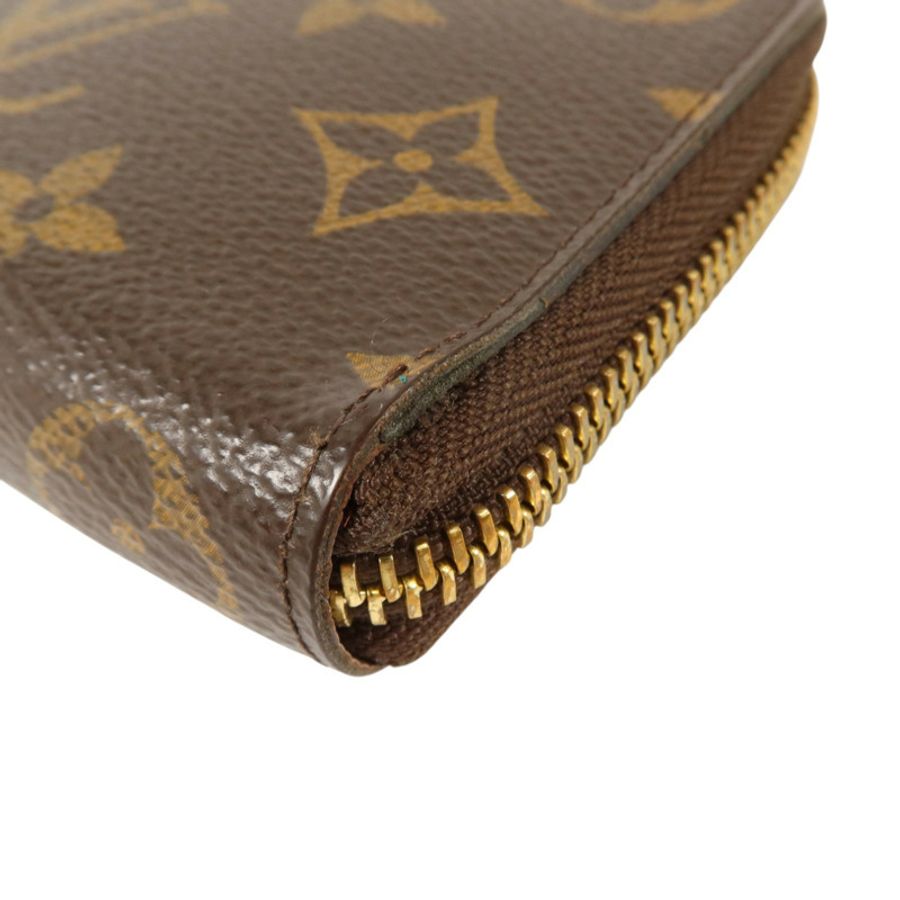 LOUIS VUITTON Monogram Clemence Wallet金扣長錢包-10