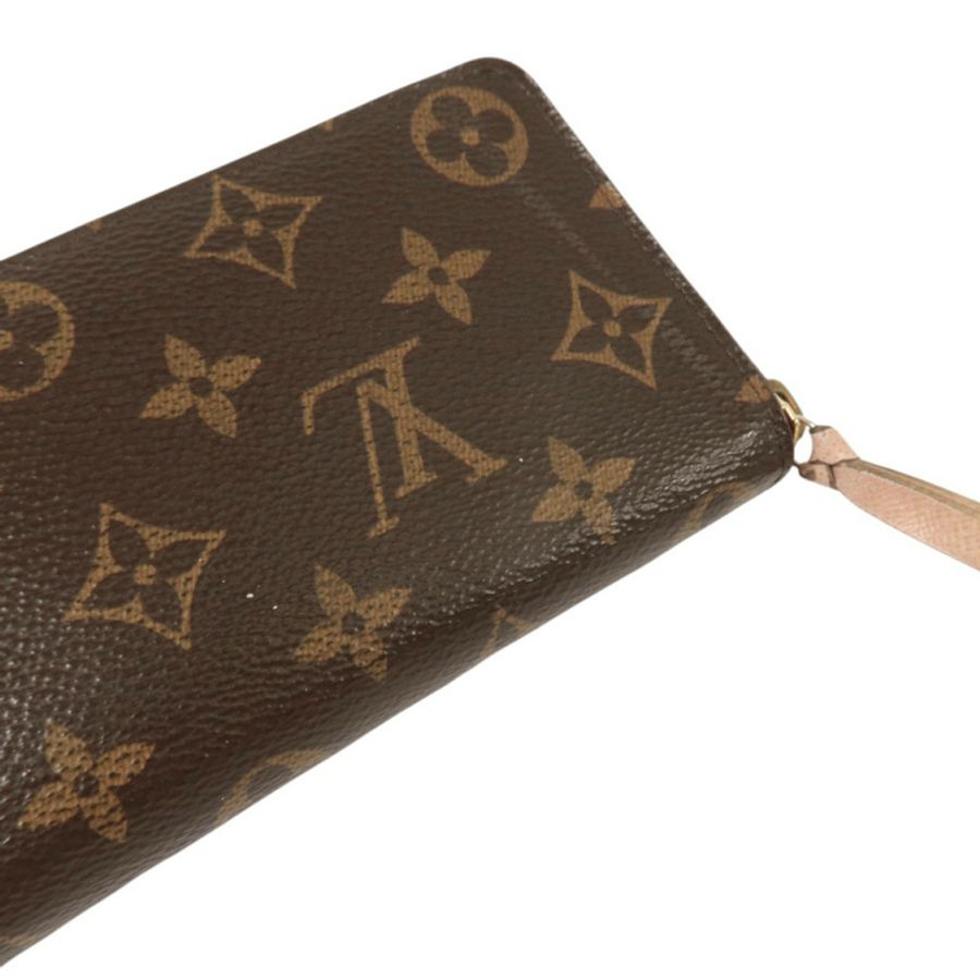 LOUIS VUITTON Monogram Clemence Wallet金扣長錢包-13