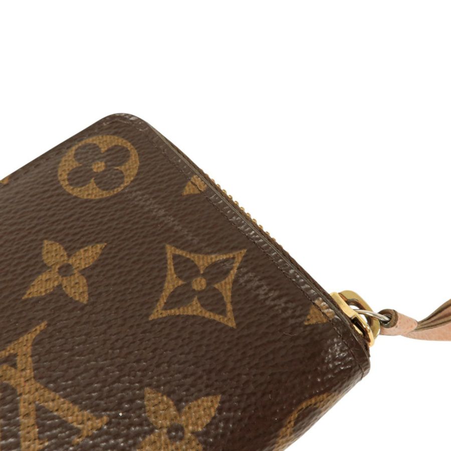 LOUIS VUITTON Monogram Clemence Wallet金扣長錢包-14