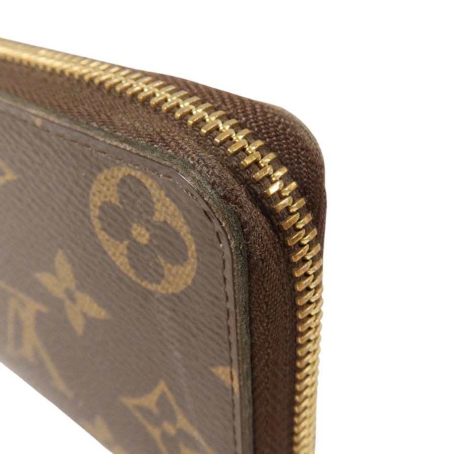 LOUIS VUITTON Monogram Clemence Wallet金扣長錢包-17