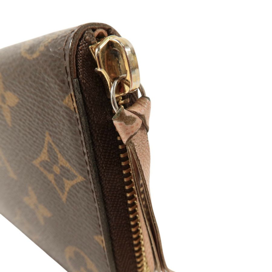 LOUIS VUITTON Monogram Clemence Wallet金扣長錢包-18