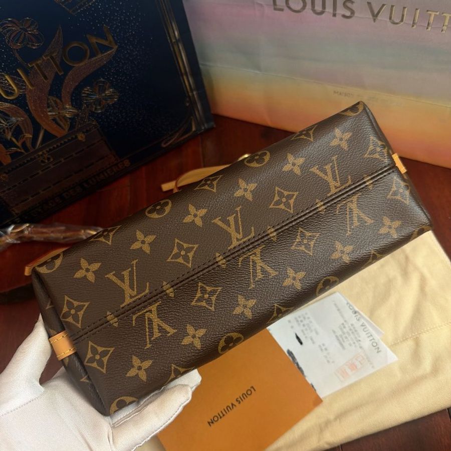 閒置新 路易威登/Louis Vuitton Carryall BB 老花肩背斜背包-4