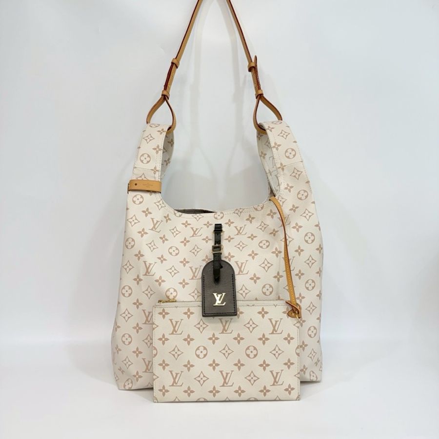 LV 路易威登 奶茶色 沙丘色 牛皮 Atlantis MM 托特包 肩背包 手提包 兩用包 M24409-5