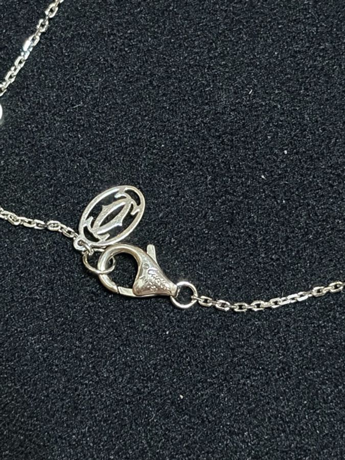 Cartier D’amour迷你款白金項鍊-10