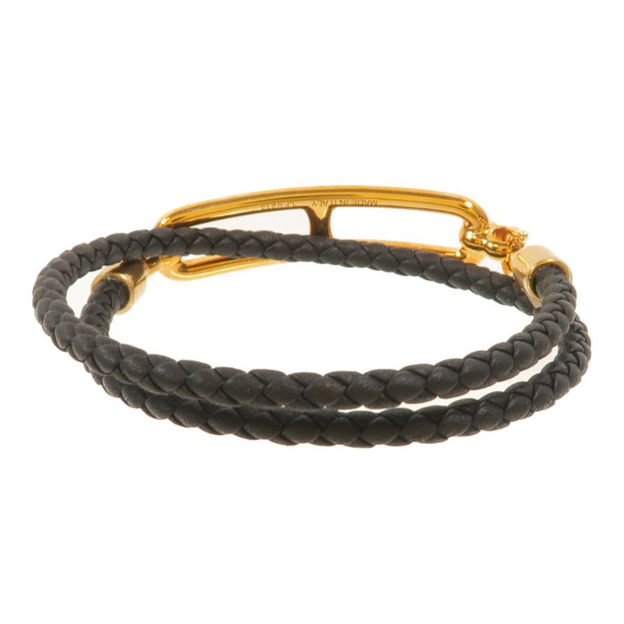 HERMES Swift皮革Roulis Double Tour Bracelet手鏈-2