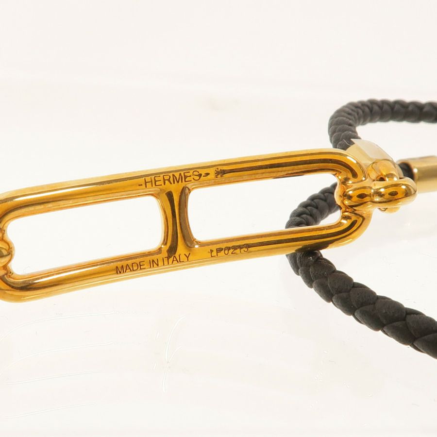 HERMES Swift皮革Roulis Double Tour Bracelet手鏈-8