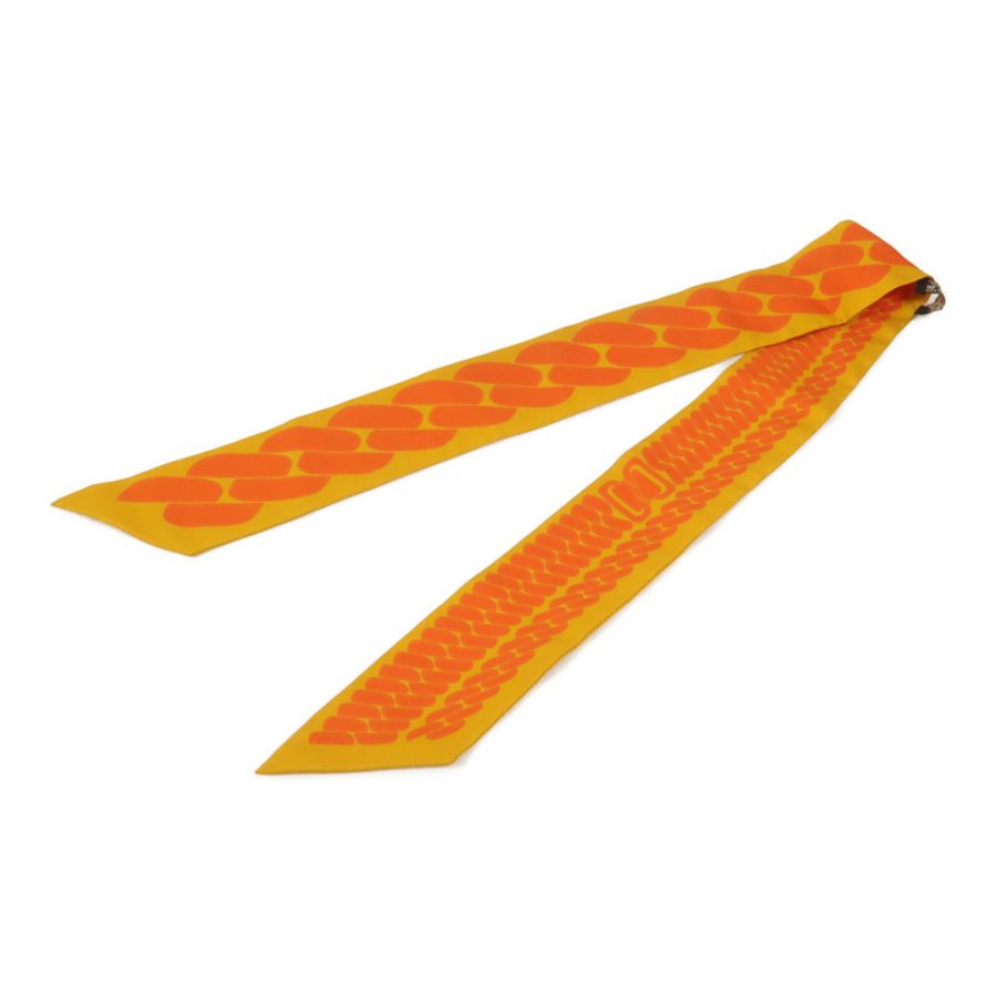 HERMES 絲質Twilly絲巾-1