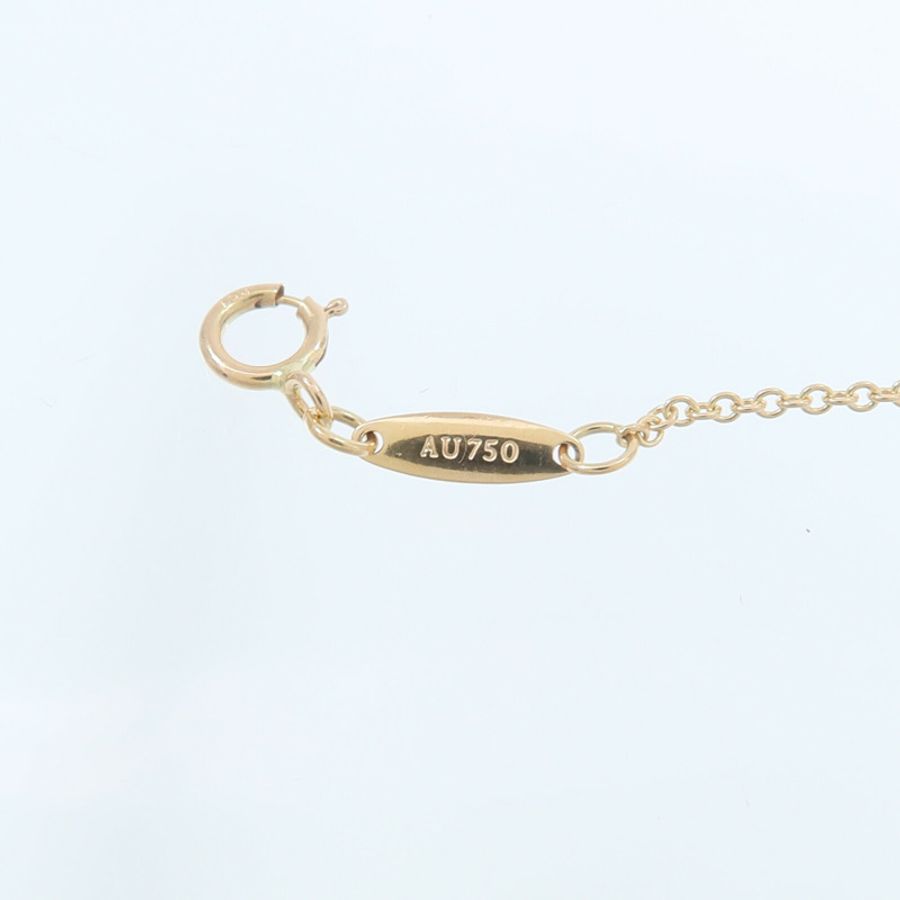 TIFFANY＆CO 18K玫瑰金Diamonds by the Yard Necklace鑽石項鍊-8