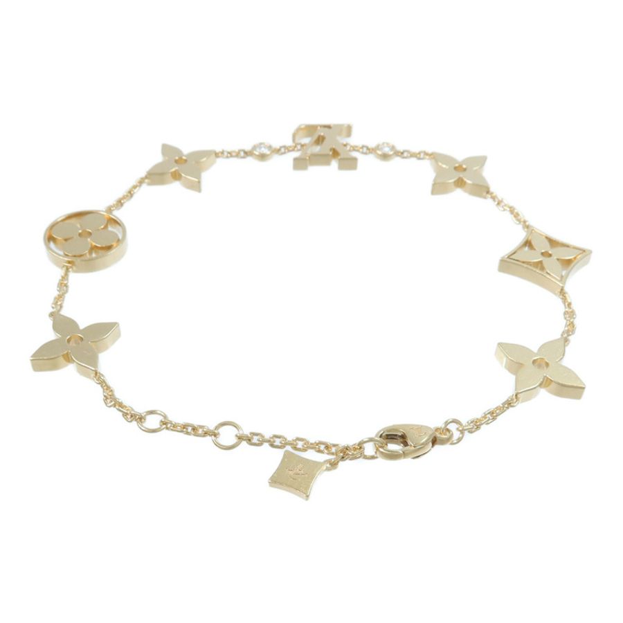 LOUIS VUITTON 18K黃金Idylle Blossom Monogram Bracelet鑽石手鏈-1