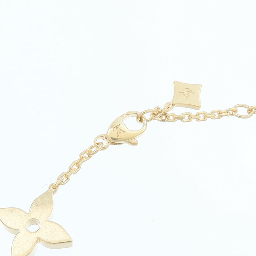 LOUIS VUITTON 18K黃金Idylle Blossom Monogram Bracelet鑽石手鏈-3