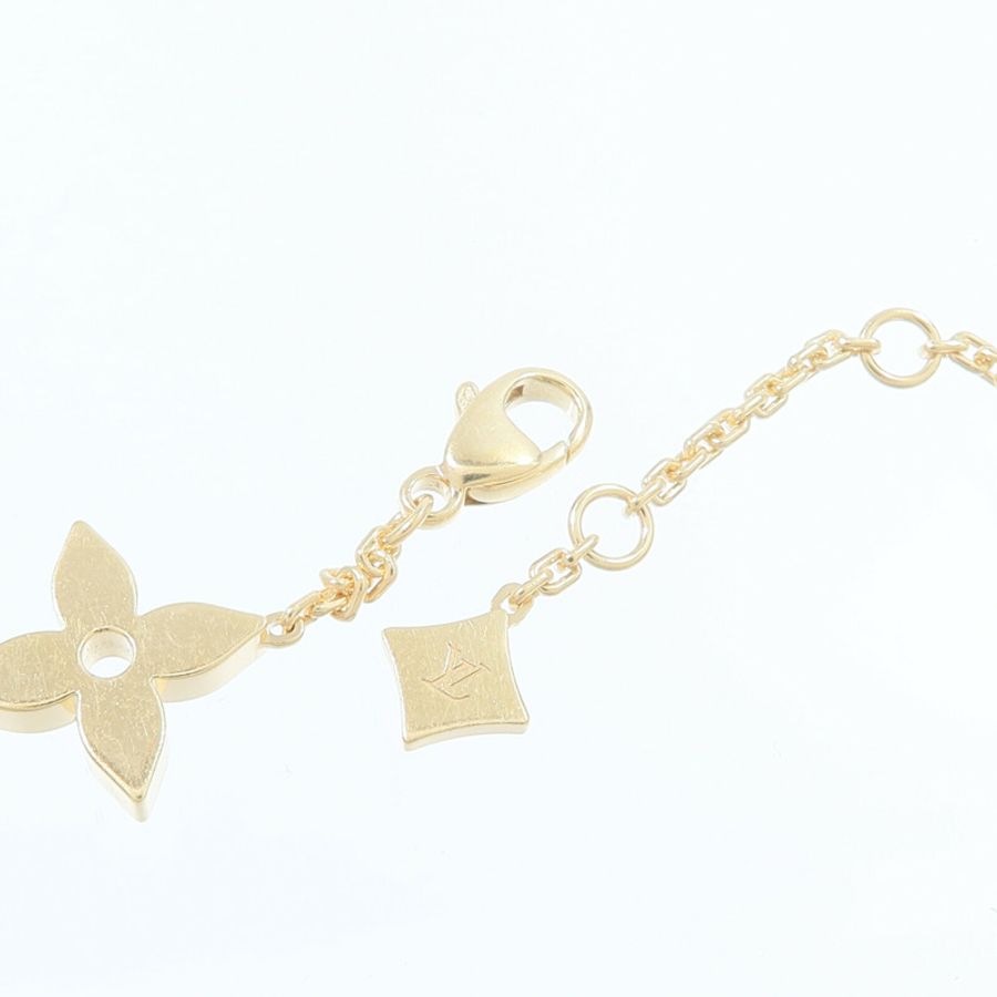 LOUIS VUITTON 18K黃金Idylle Blossom Monogram Bracelet鑽石手鏈-4