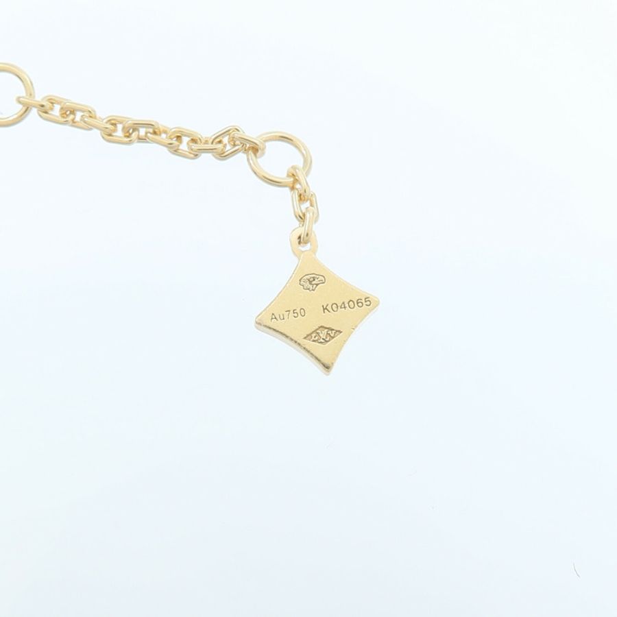 LOUIS VUITTON 18K黃金Idylle Blossom Monogram Bracelet鑽石手鏈-6