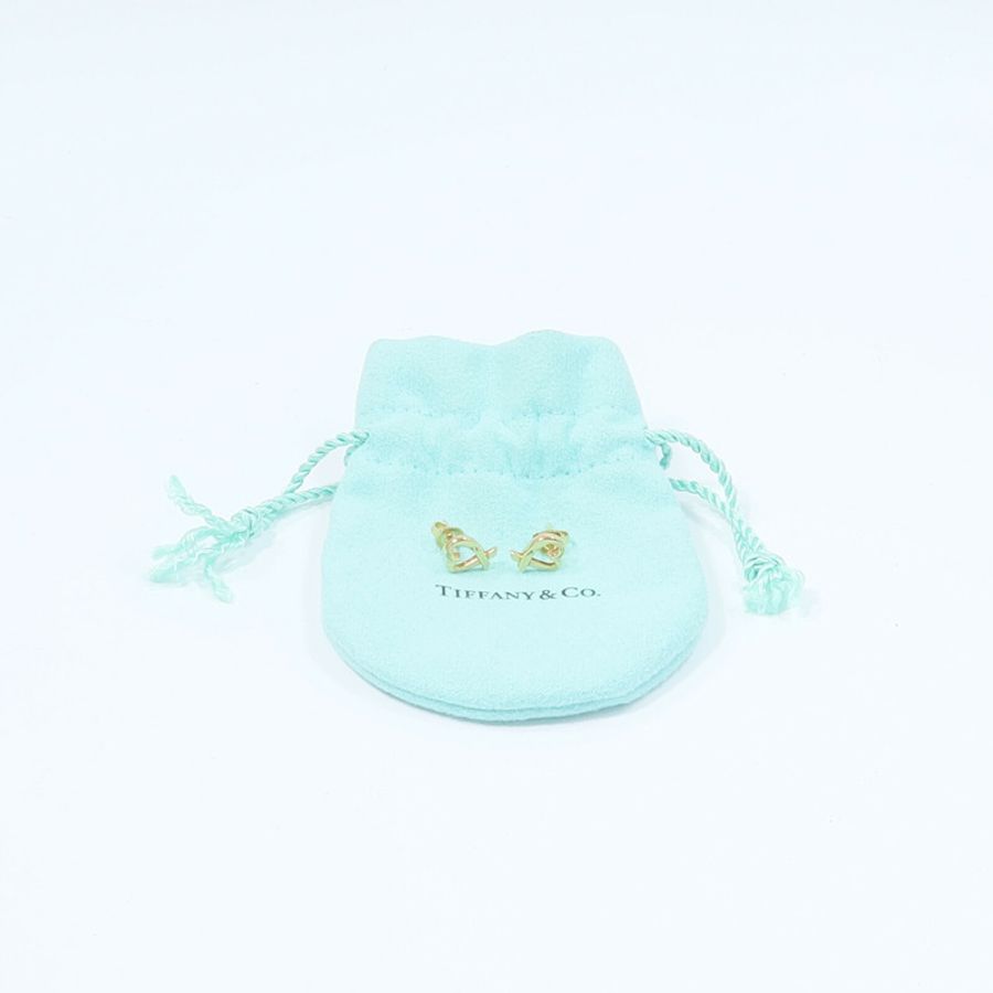 TIFFANY＆CO 18K黃金Loving Heart Earrings耳環-6