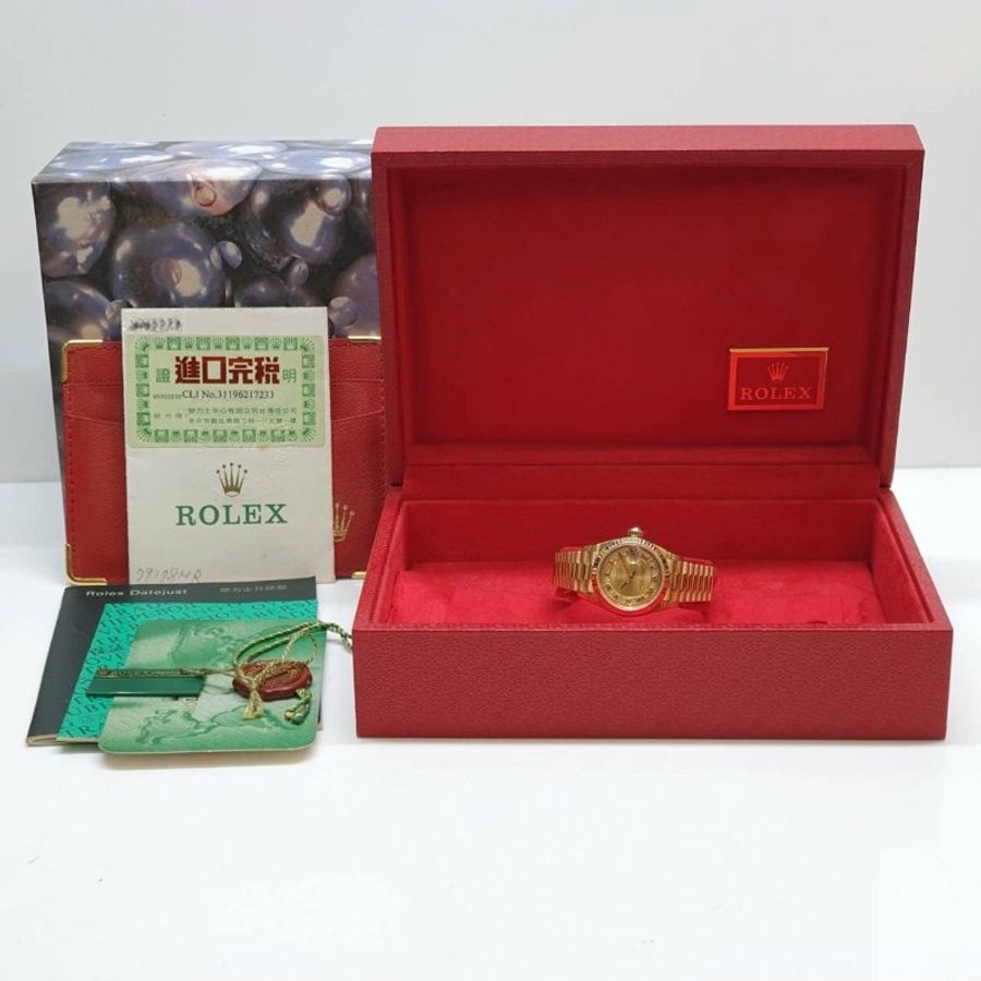 【大眾名錶】ROLEX勞力士79178 Datejust 蠔式女錶 18K金 台灣保單 MR多層鑽面 大眾名錶B1431-9