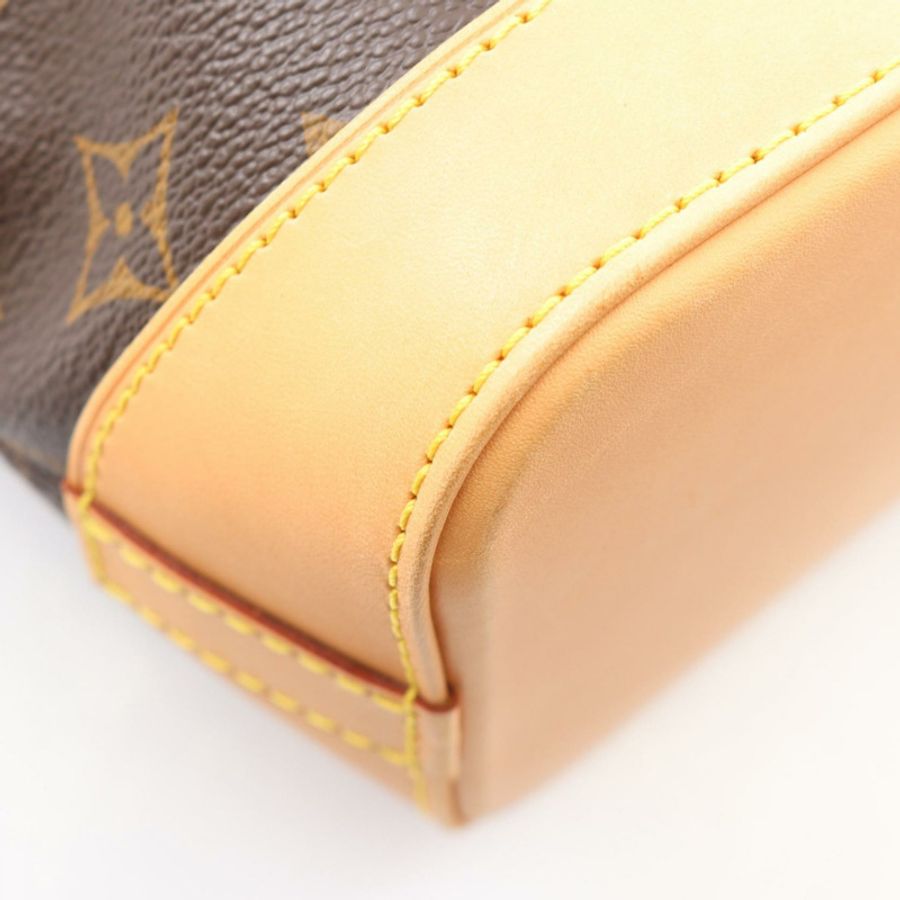路易威登 Lockit Monogram 手提包 M40102 PVC 塗層帆布皮革棕色二手女士-5