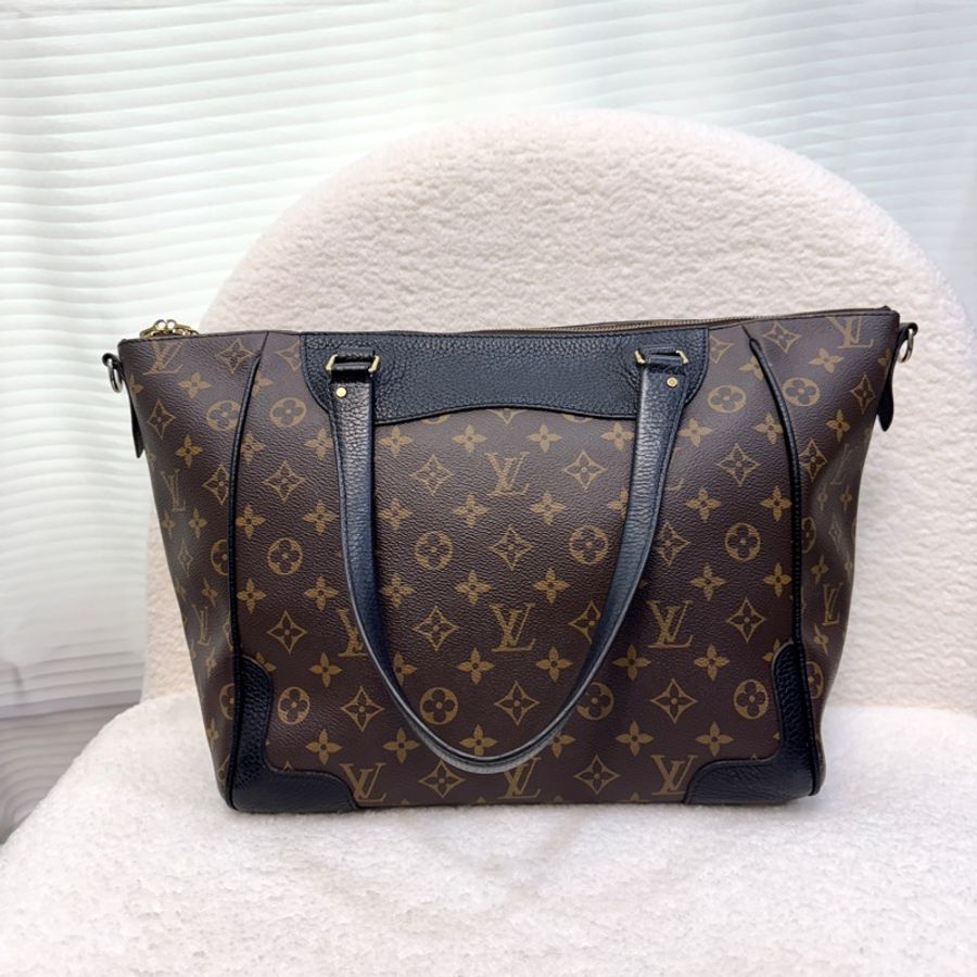 LV 路易威登 原花 Monogram 黑色 牛皮 Estrela 托特包 肩背包 手提包 M51192-4