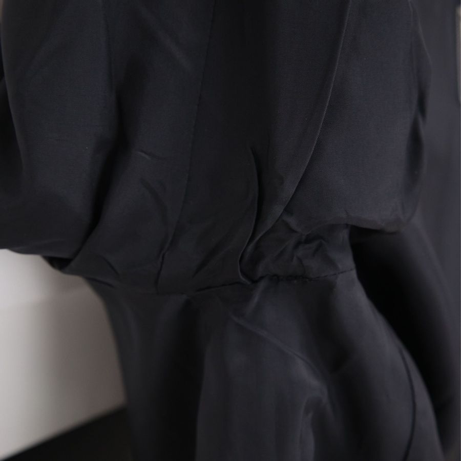 Burberry黑色毛呢徽章刺绣西装上衣外套-31