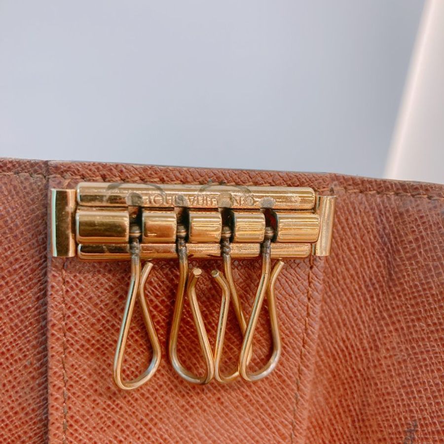 MS0761	Louis Vuitton 路易威登復古經典花紋鎖匙包包 Vintage Key Bag Monogram Camnvas-13