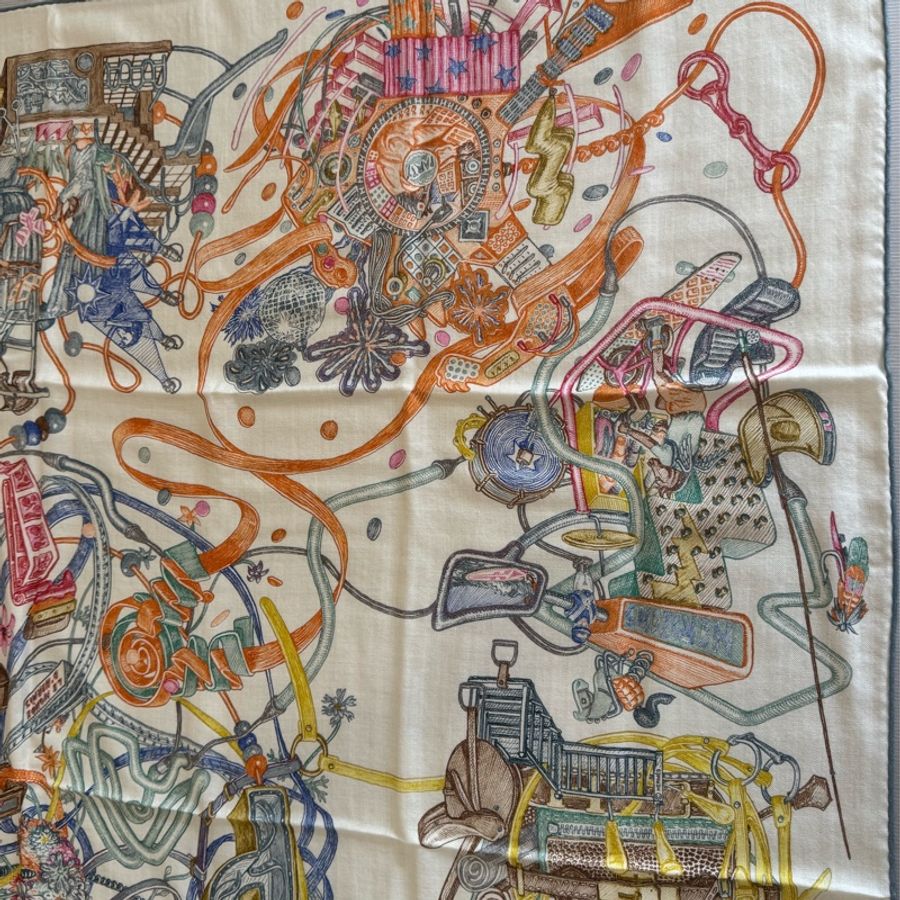 Le Monde d'Hermès 140披肩-4