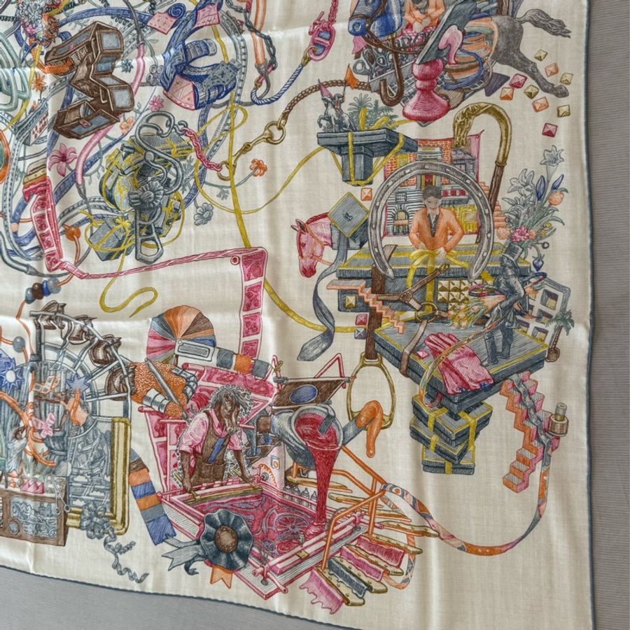 Le Monde d'Hermès 140披肩-5