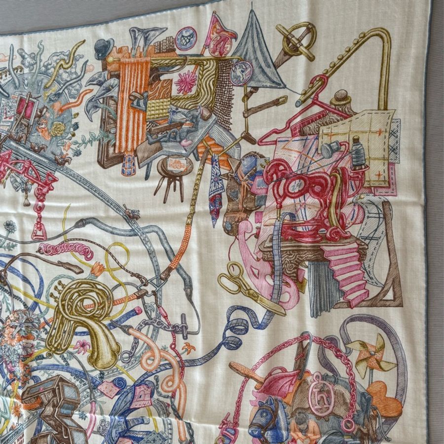Le Monde d'Hermès 140披肩-6