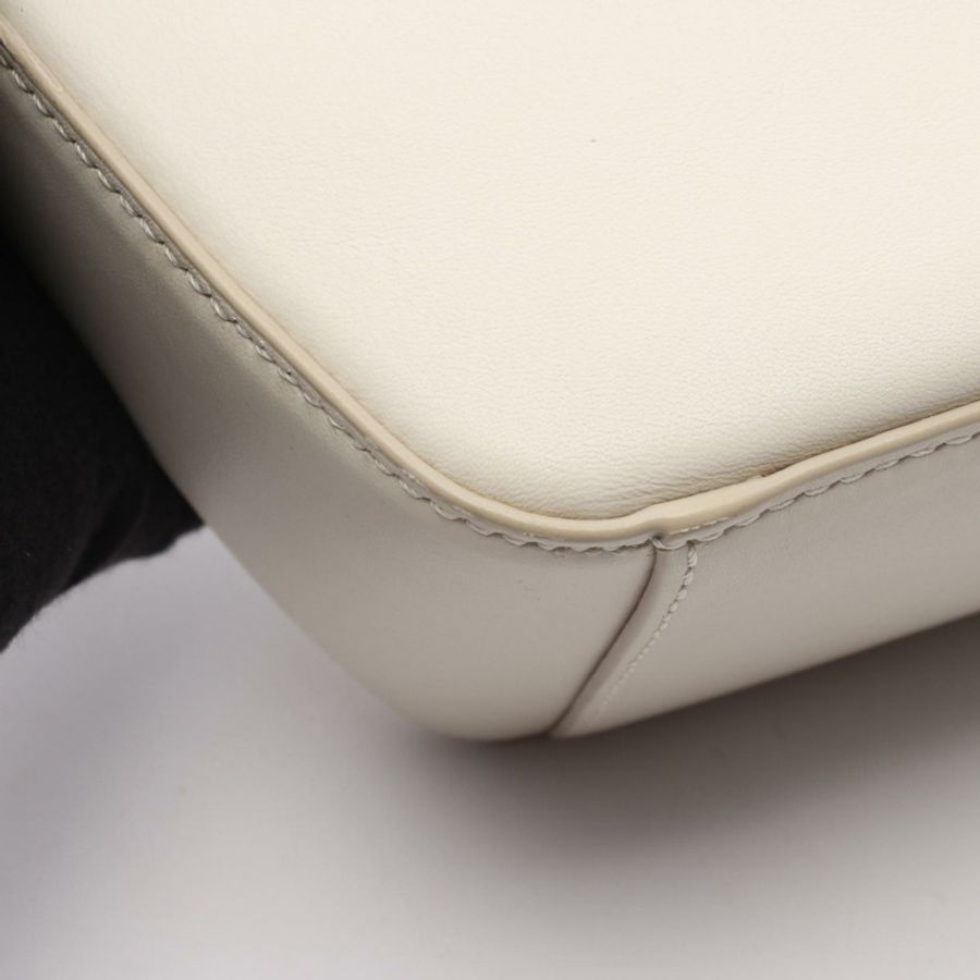 LOEWE Hammock Hobo 迷你單肩手提包 A538G13X01 白色真皮二手女款-4