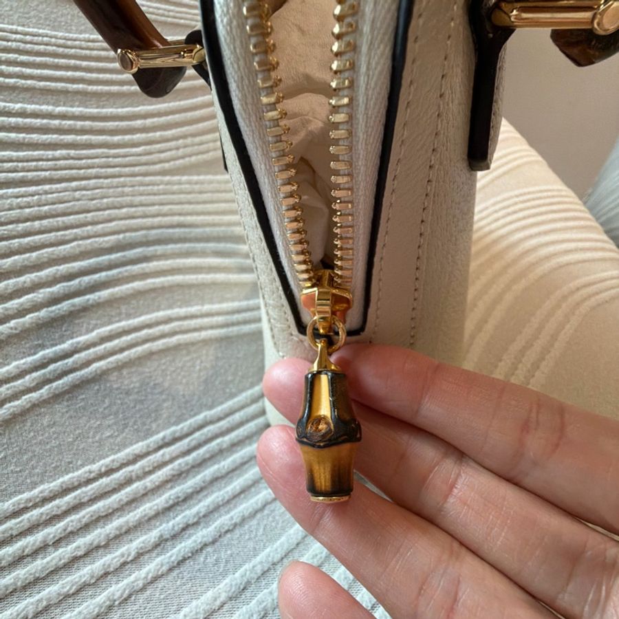 🤍 Gucci Bamboo 經典竹節手提肩背包｜近全新｜附件完整-5