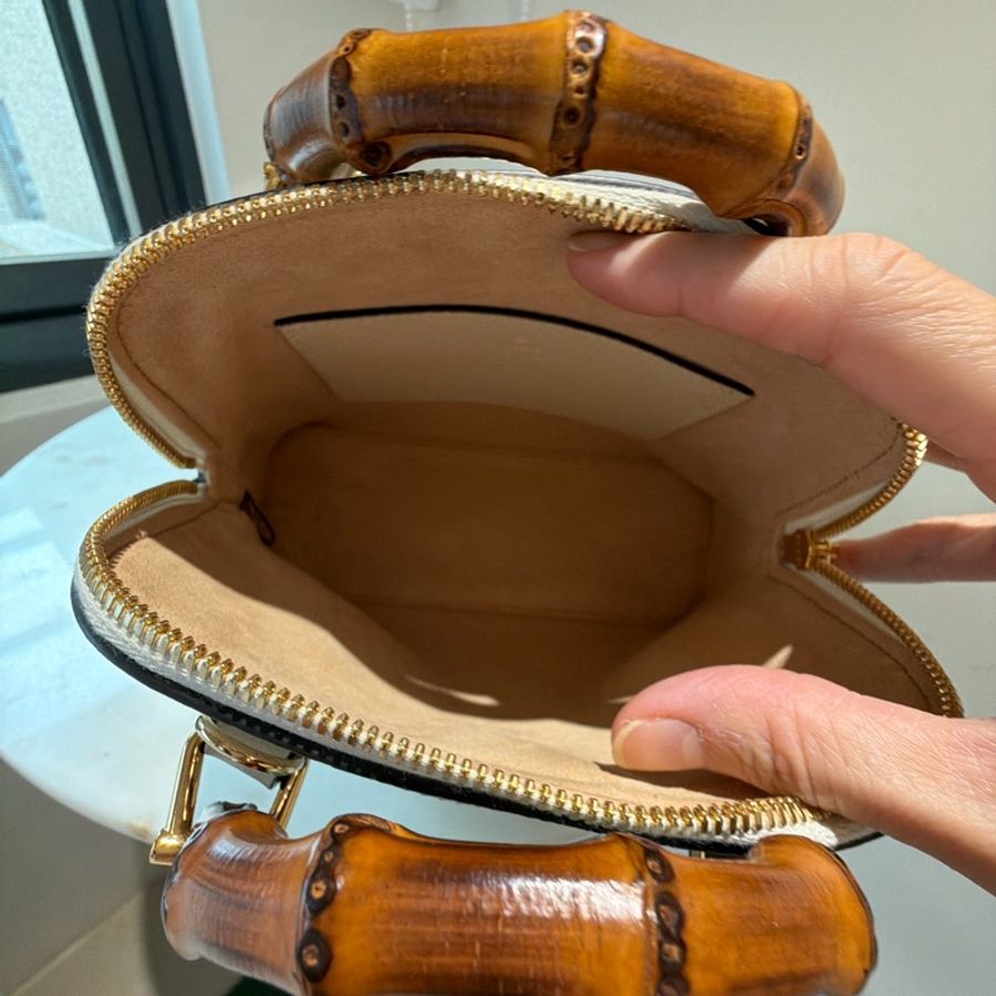 🤍 Gucci Bamboo 經典竹節手提肩背包｜近全新｜附件完整-9