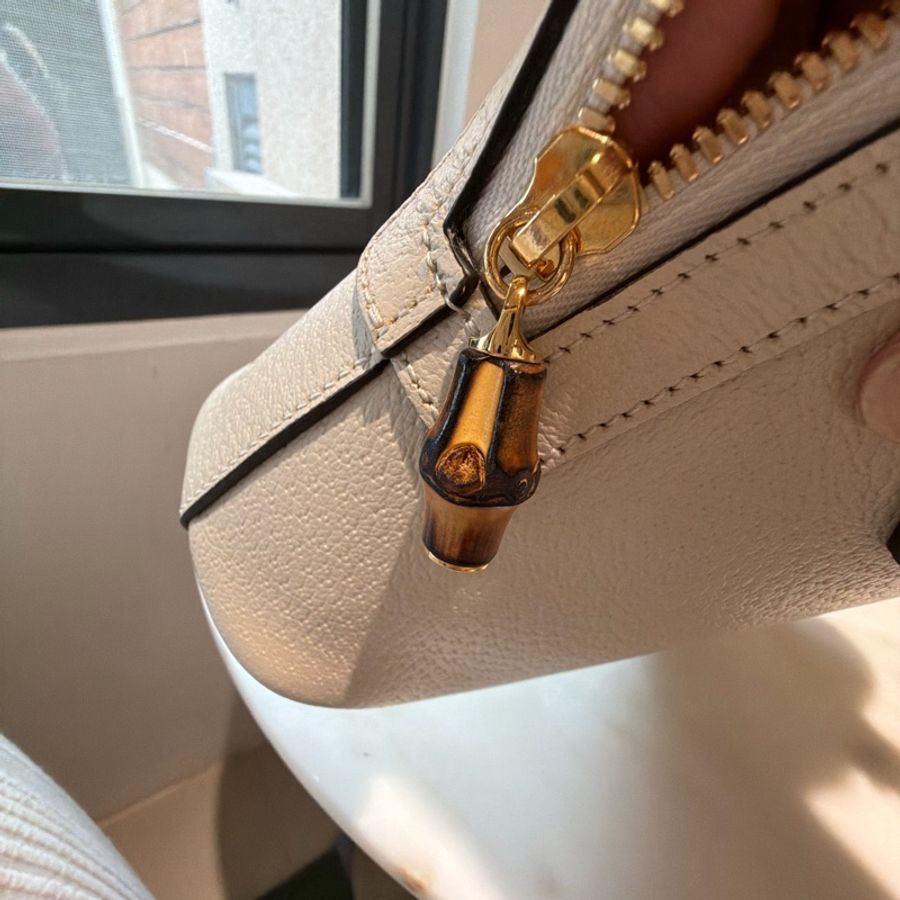 🤍 Gucci Bamboo 經典竹節手提肩背包｜近全新｜附件完整-10
