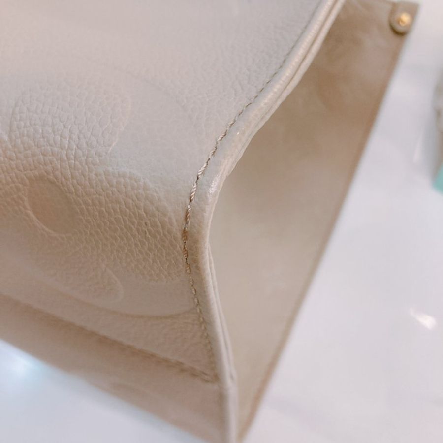 MS0770	Louis Vuitton 路易威登中號大經典花紋單肩包包 Onthego MM Tote Bag 32cm Monogram Empreinte Tourterelle / Smoke-7