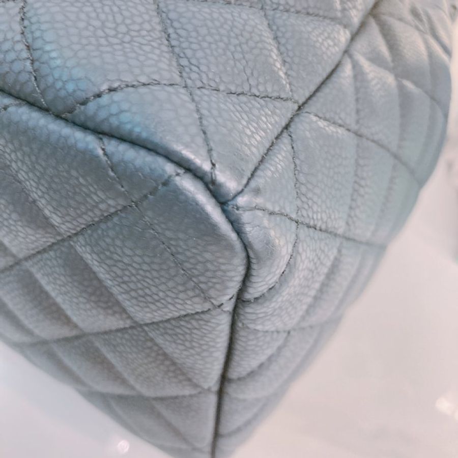 MS0771	Chanel 香奈兒經典菱格水桶包包 Bucket Drawstring Chain Shoulder Handbag Grained Calfskin Dark Grey-6