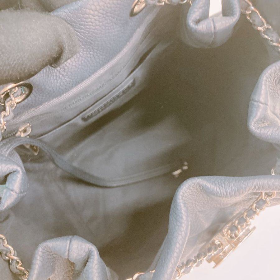 MS0771	Chanel 香奈兒經典菱格水桶包包 Bucket Drawstring Chain Shoulder Handbag Grained Calfskin Dark Grey-11