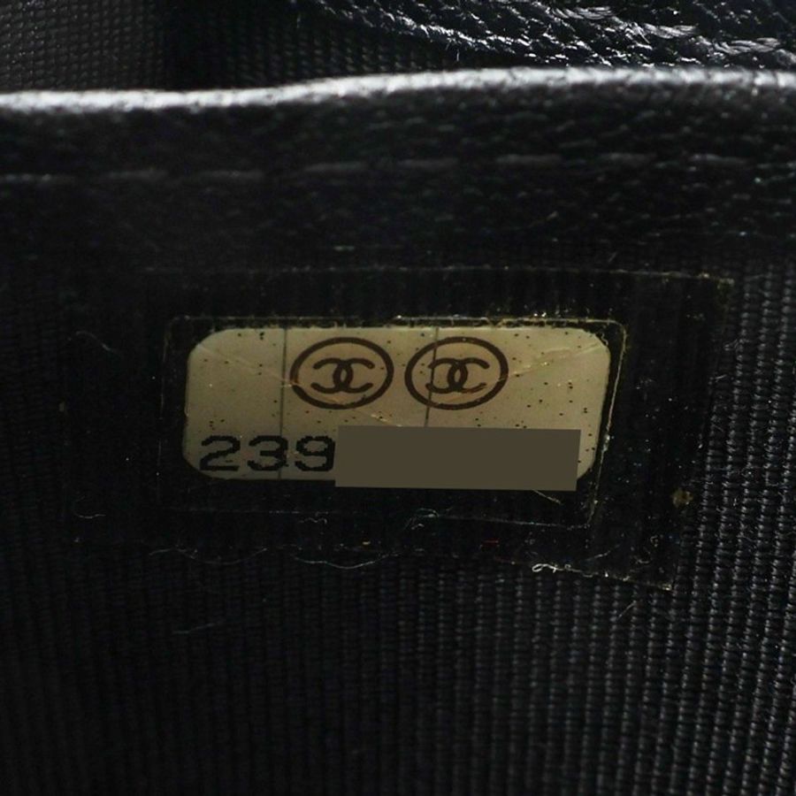 黑色牛皮 2.55 方扣 扣式 長夾 限量版【CHANEL 香奈兒】 A80829-5