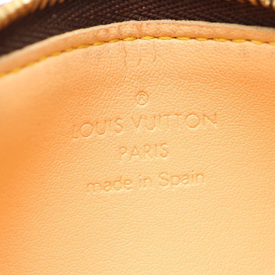 棕色 原花帆布 Cherry Blossom Pochette 零錢包【LOUIS VUITTON LV 路易威登】 M92015-3