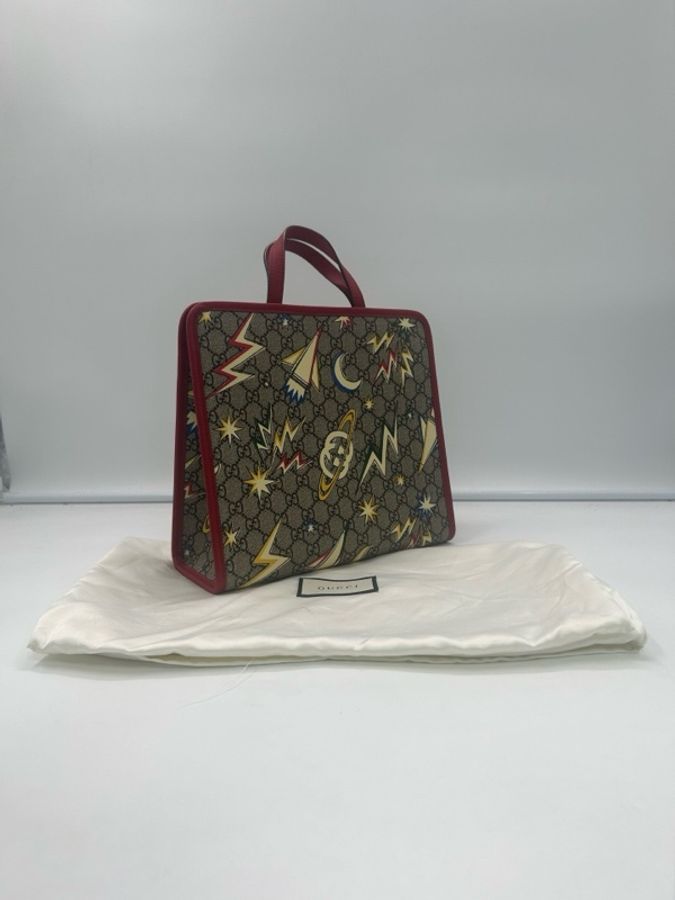 Gucci古馳太空星月兒童包 閒置成色-2