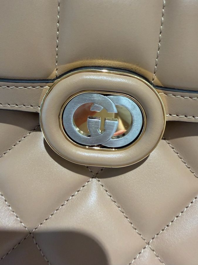 🤎 Gucci Blondie Medium Shoulder Bag｜奶茶色｜近全新｜附件完整-6