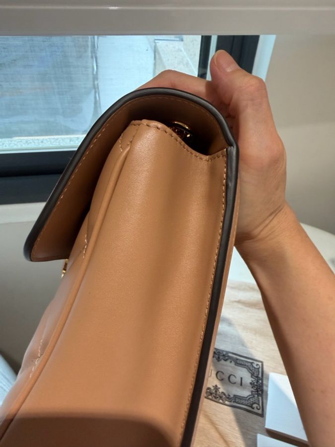 🤎 Gucci Blondie Medium Shoulder Bag｜奶茶色｜近全新｜附件完整-16