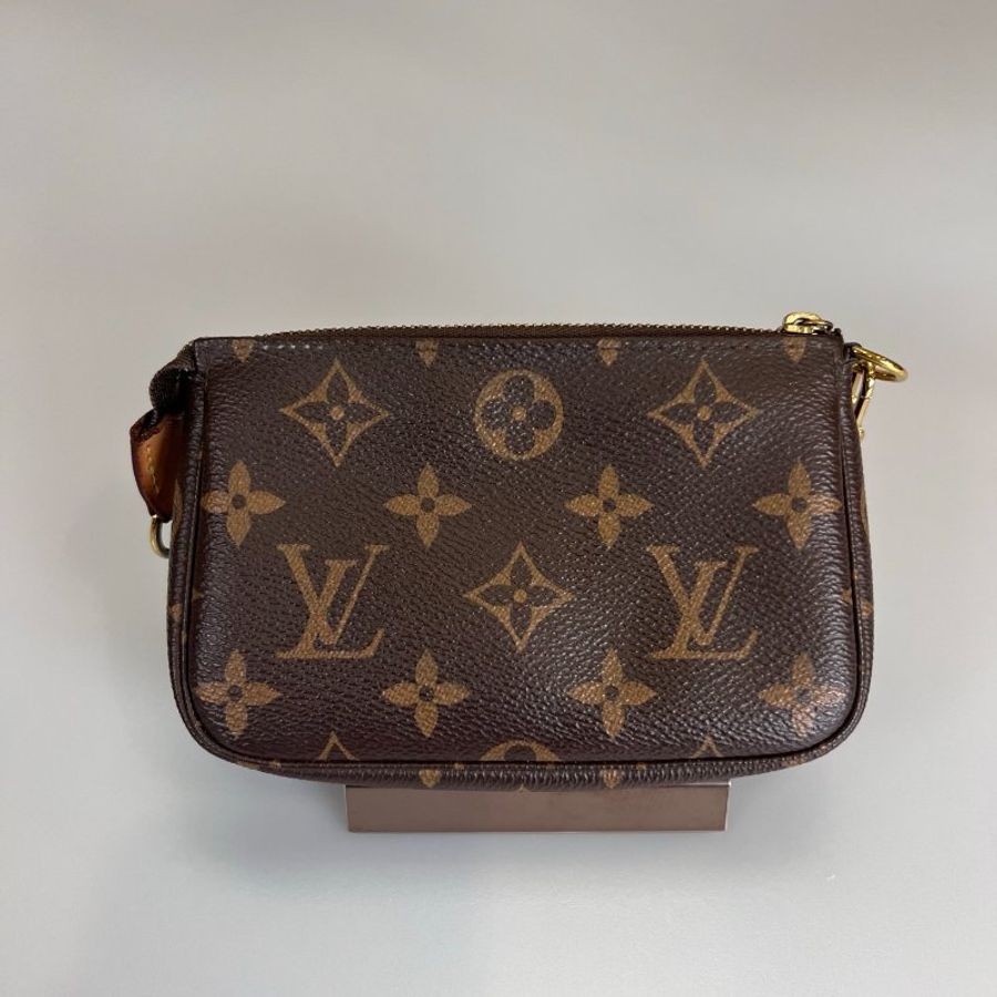 LV M58009  老花麻將包MINI-1