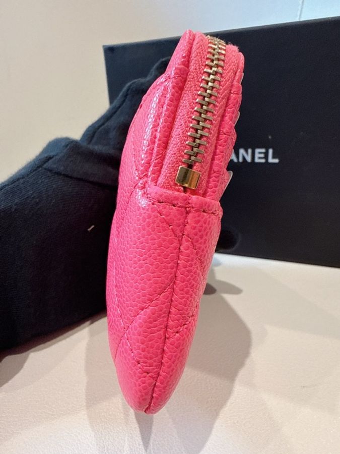 CHANEL✨AP2061穿皮鏈19吐司零錢包錢包 台灣購證-4