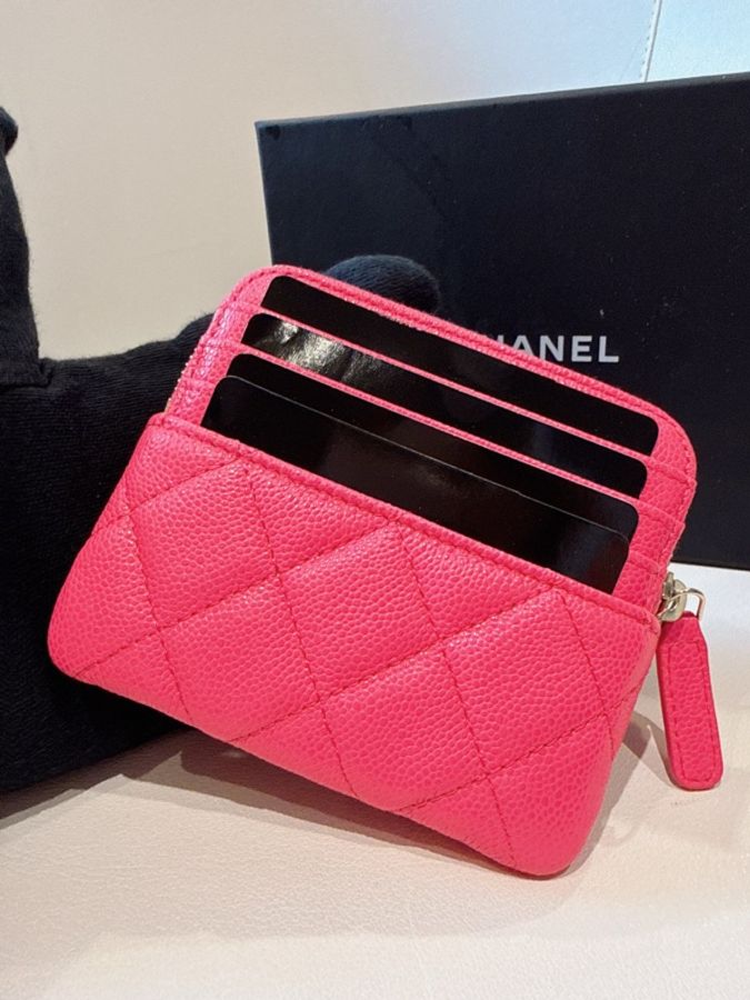 CHANEL✨AP2061穿皮鏈19吐司零錢包錢包 台灣購證-5