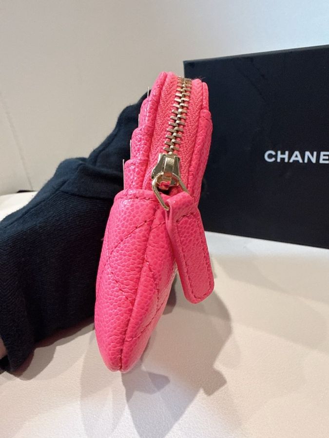 CHANEL✨AP2061穿皮鏈19吐司零錢包錢包 台灣購證-6