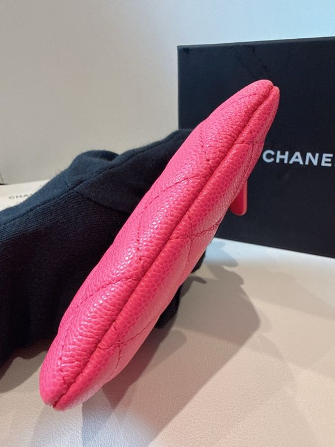 CHANEL✨AP2061穿皮鏈19吐司零錢包錢包 台灣購證-8